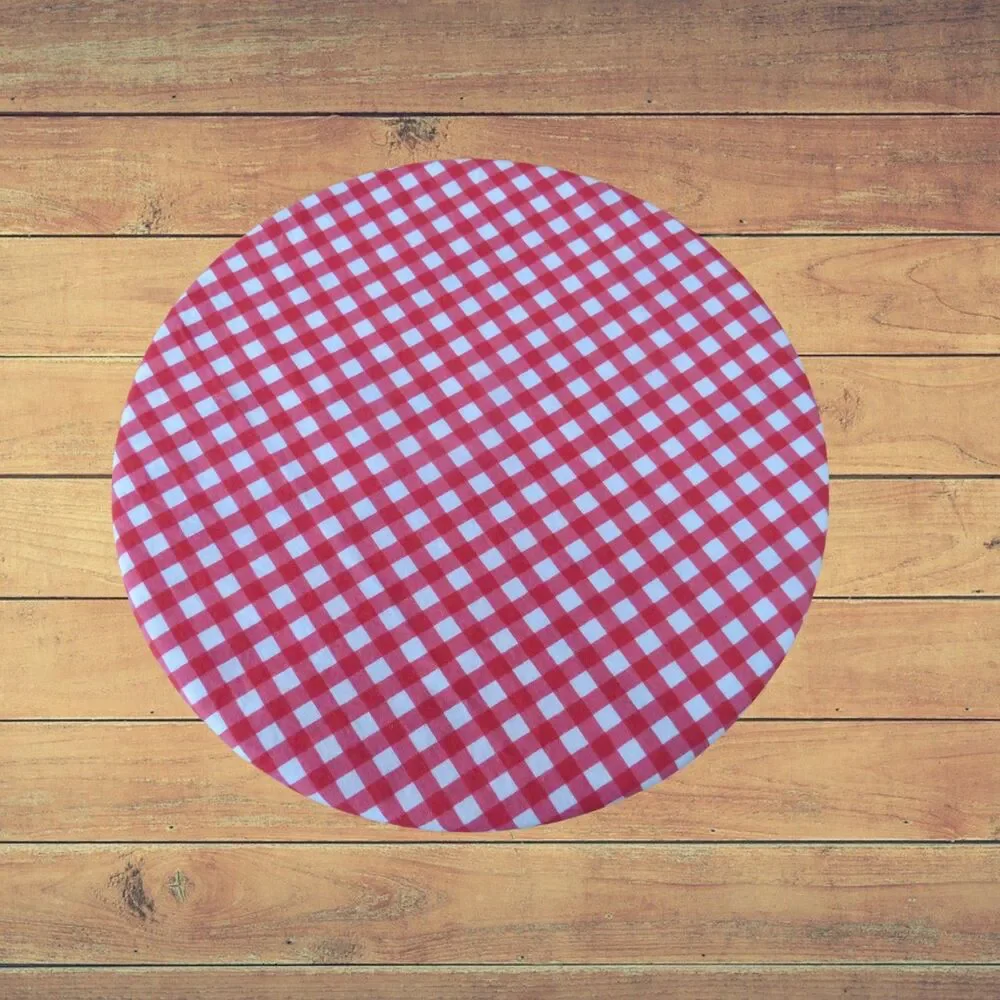 Kitchenaid Bowl Cover Reversible Retro Vintage Kitchen and Red Gingham, 4.5 QUAR